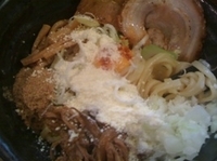 「汁なし750円+粉チーズ100円」@麺や 蒼 AOIの写真