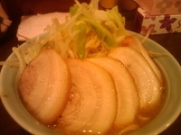 「あかつき麺 豚追加 野菜増し」@麺や あかつきの写真