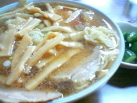 「メンマラーメン（￥700）」@チーナン食堂の写真