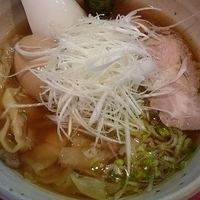 「ワンタンめん （味玉+ねぎトッピング）」@ひなたやの写真