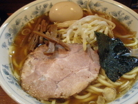 「ラーメン（750円）+味玉（0円←サービスチケット使用）」@つけ麺処 大勝彦の写真