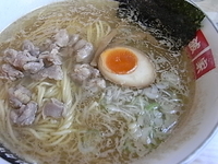「鶏骨塩ラーメン」@阿波家の写真