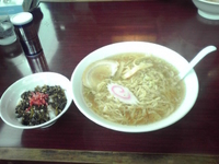 「らーめんミニ丼セット」@佐野ラーメン 中村屋 野木店の写真