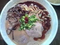 「本気ブラック」@極濃麺家初代 一本氣の写真