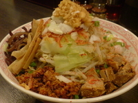 「FM ぐんまラジオ裏メニュー企画商品  汁なし旨辛ジャン麺  ￥」@景勝軒 前橋総本店の写真