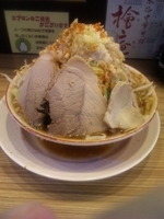 「山盛中華そば 全マシ 麺大盛り 800円」@本格中華そば 檜庵 赤羽店の写真