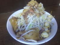 「蓮エビ小らーめんブタ入り（1,050）+ウズラ（100円）」@蓮爾 さんこま店の写真