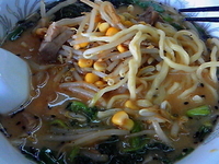 「味噌ら～めん 太麺 ￥750」@らーめん ドラごんちの写真