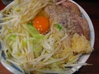 「汁なし（ニンニク、アブラ、野菜まし）」@ラーメン豚力の写真