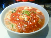 「どて辛 ラーメン」@どてちんⅢの写真