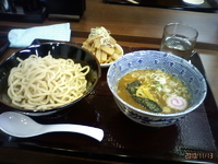 「柚子つけ+濃いめ仕立て+めんま盛り」@もっちりつけめん しゃりん 南大沢店の写真