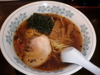 「醤油ラーメン・半ライス（650円）サービスランチメニュー」@一吉の写真