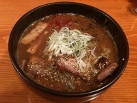 「炙りチャーシューステーキのカレーらーめん」@吉山商店 創成橋店の写真