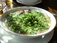 「みそらーめん+ネギトッピング」@長浜ラーメン 松吉の写真