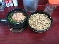 「ソースつけ麺（730円）」@麺や つるり 牛久店の写真