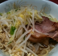「汁なし600円麺少なめ、ニンニク少し」@ラーメン二郎 環七一之江店の写真