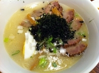 「塩ラーメン（500円）+チャーシュー（200円）+大盛（100円」@らーめん サッポロ赤星の写真