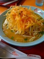 「ネギ味噌ラーメン 760円」@くるまやラーメン 足立保木間店の写真