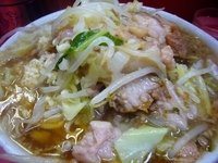 「ぶた入りラーメン【ヤサイニンニクアブラ】（700円）」@ラーメン二郎 三田本店の写真