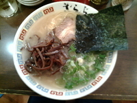 「ばりこて醤油ラーメン」@九州大牟田ラーメン きらら 新橋店の写真