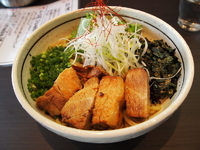 「大盛トロ肉のせまぜそば」@濃厚担々麺 はなび 蟹江店の写真