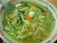 「タンメン 550円」@味のデパート コシバ食堂の写真