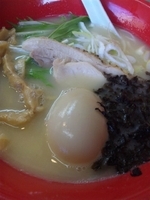 「とり麺（700円）+味玉（150円）」@とり麺や五色の写真