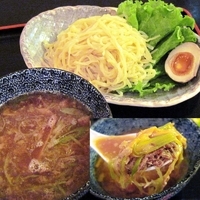 「牛すじ醤油つけめん」@いっぽの写真