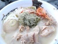 「北陸ラーメン博（「氷見ラーメン」×「なん・なん亭」） 甘えびラー」@東京ラーメンショー2010の写真
