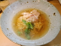 「清兵衛らーめん700円+焼おにぎり100円」@麺匠 清兵衛の写真