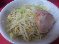 「汁なし 小 （ニンニク少々） 600円」@ラーメン二郎 環七一之江店の写真