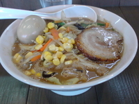 「赤味噌780円+味玉100円」@麺食堂 杜屋の写真