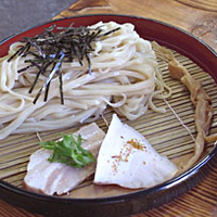 「ざる（麺少な目）」@飯田商店 湯河原本店の写真