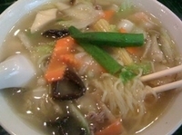 「海鮮健美湯麺 1029円」@百香亭 守谷店の写真