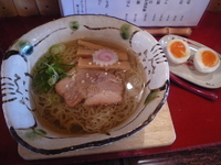 「竹燻製麺+味たまご」@麺 玉響 刈谷店の写真