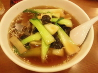 「青梗菜湯麺（850円）」@名菜酒家 珍来の写真