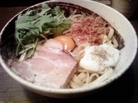 「えびしおクリームまぜそば」@らうめん考房 ありがた屋の写真