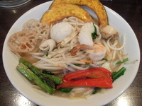 「あっさりw海鮮野菜」@情熱らあめん 天麺の写真