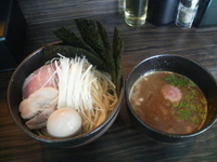 「魚介豚骨特製つけめん」@麺屋 ほたるの写真