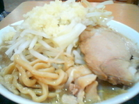 「ラーメン/全増し（￥720）」@ジャンクガレッジ イオン八千代緑が丘SCの写真