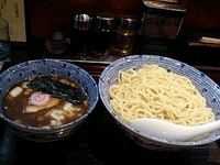 「ワンタンつけ蕎麦 大盛」@中華蕎麦 金魚の写真