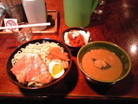 「つけそば450g（820円）+低温調理チャーシュー（100円）+」@喜元門 本店の写真