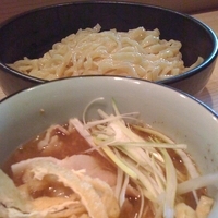 「つけ麺昆布醤油味（￥850）」@小麦と肉 桃の木の写真