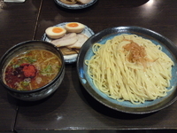 「特製旨辛つけ麺3辛大盛り1100円」@つけそば 麺彩房 五反田店の写真