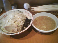 「つけらーめん、大盛り」@らーめん ぽっぽっ屋 水道橋店の写真