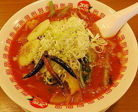 「鷹の爪麺 880円」@太陽のトマト麺 高田馬場 新目白通り支店の写真