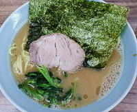 「ラーメン 650円（ライス無料）」@横浜ラーメン 武蔵家 中野本店の写真