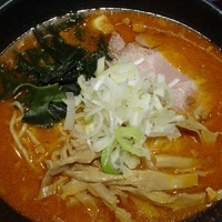 「大辛味噌￥800大盛￥100 太麺」@麺屋 稀水の写真