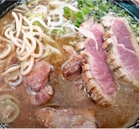 「1周年記念限定 鴨蕎麦（650円）」@MENYA 食い味の道有楽の写真