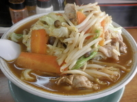 「肉入り味噌ラーメン・小（680円）」@光楽亭の写真